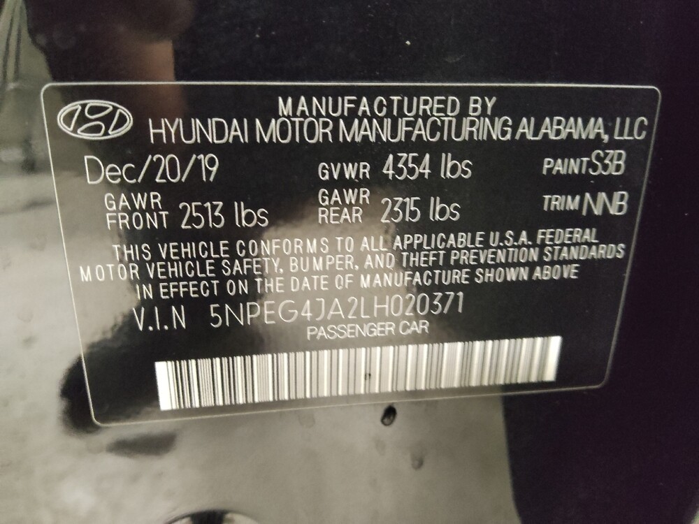 2020 Hyundai Sonata in Morrow, GA 30260 - 18084474 33