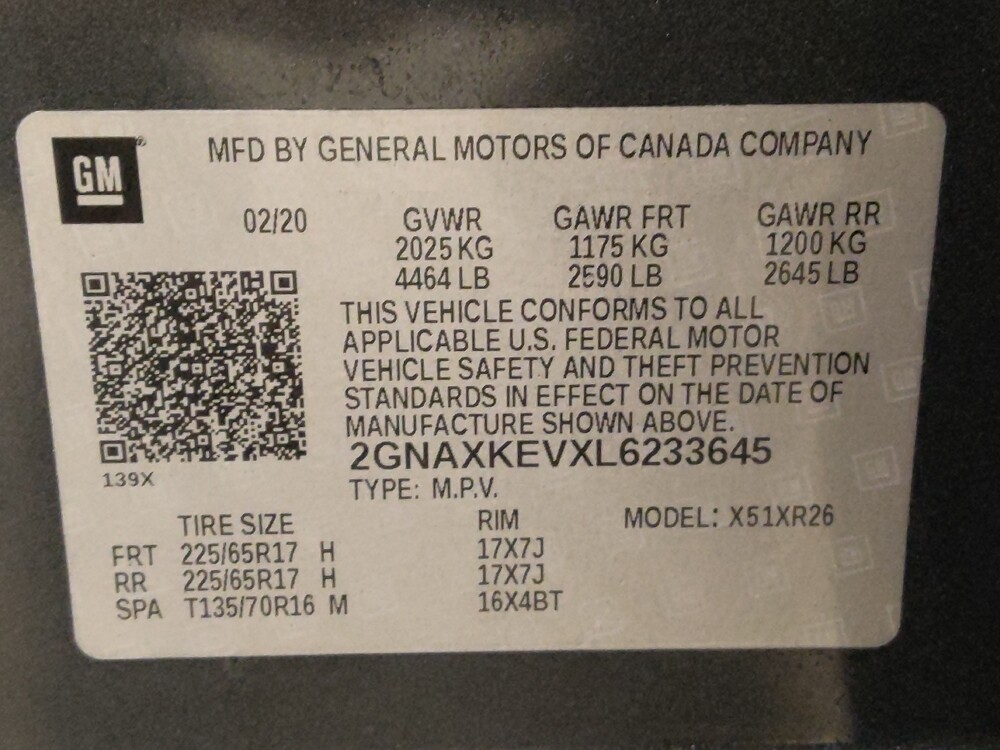 2020 Chevrolet Equinox in Houston, TX 77074 - 18084488 33