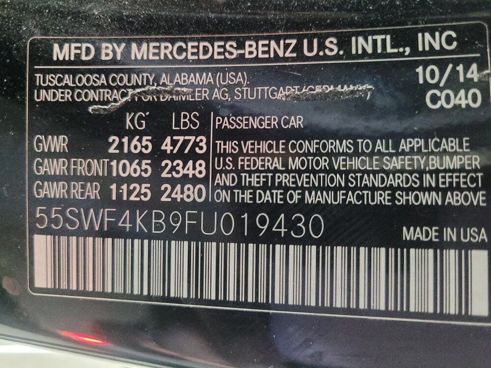 2015 Mercedes-Benz C 300 in Union City, GA 30291 - 18084527 33