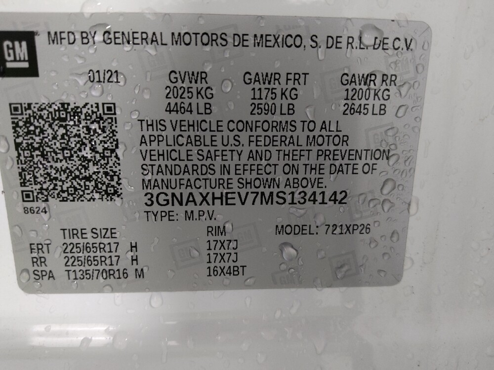 2021 Chevrolet Equinox in Union City, GA 30291 - 18084542 33