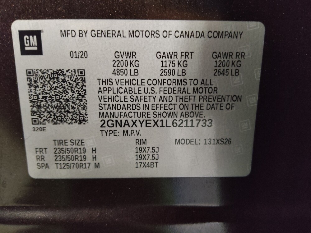 2020 Chevrolet Equinox in Lakeland, FL 33815 - 18084567 33