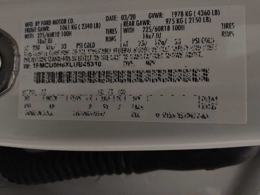 2020 Ford Escape in Lakeland, FL 33815 - 18084568 33