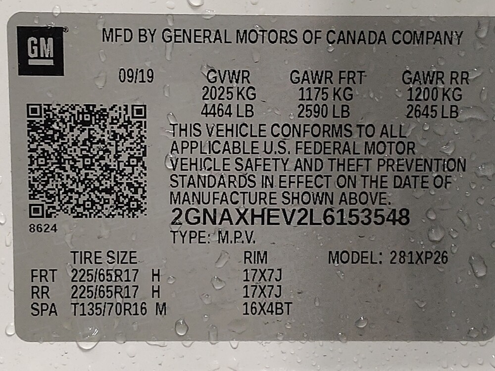 2020 Chevrolet Equinox in Lakeland, FL 33815 - 18084571 33