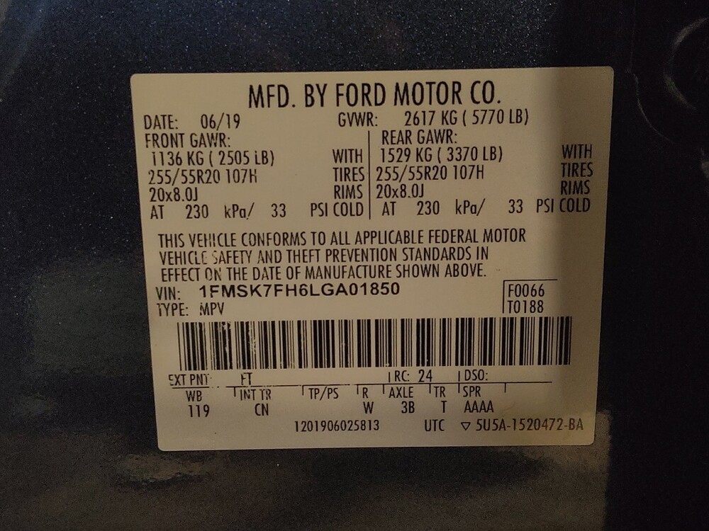 2020 Ford Explorer in Jacksonville, FL 32210 - 18084586 33