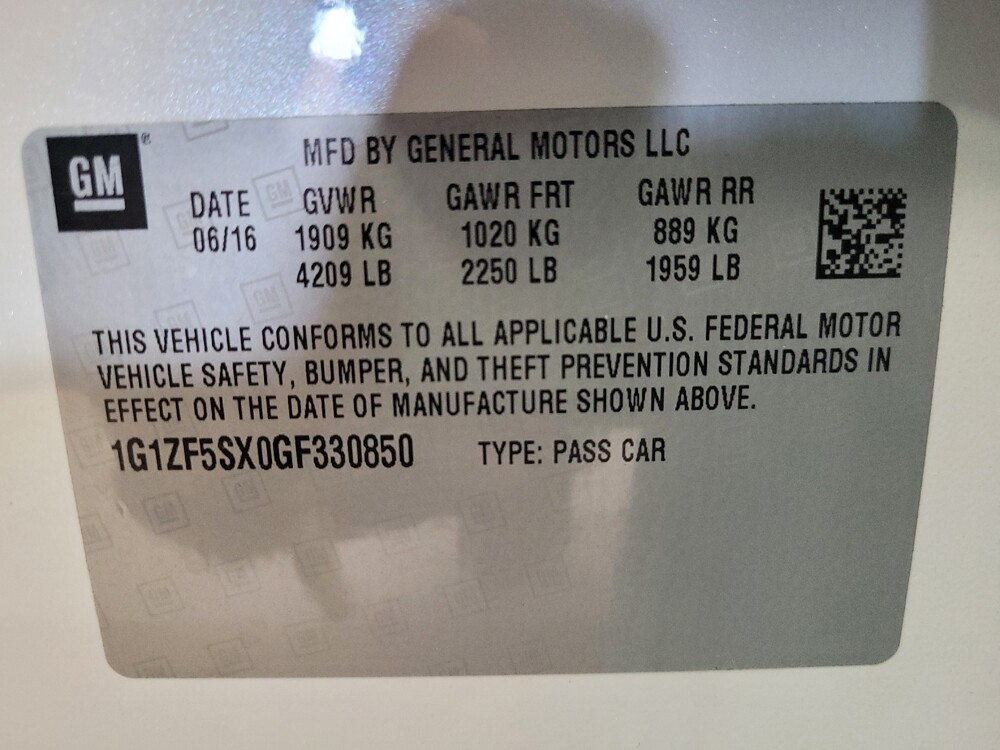 2016 Chevrolet Malibu in Ocala, FL 34471 - 18084588 33