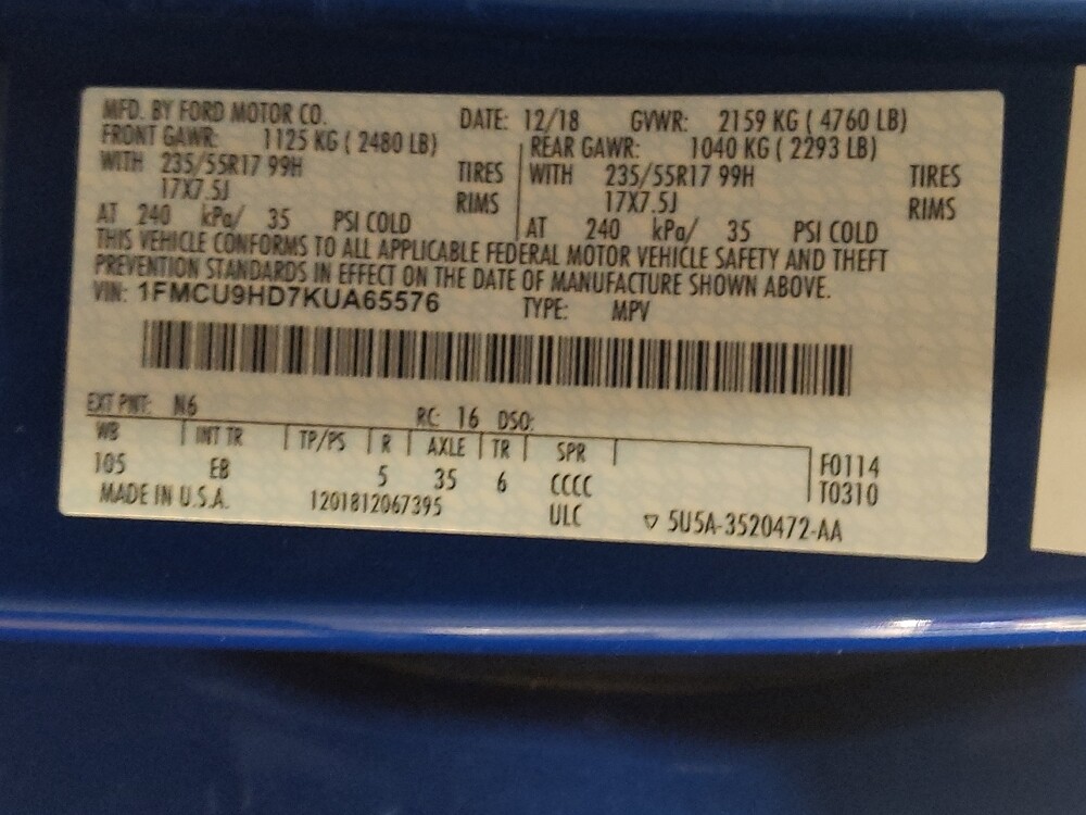 2019 Ford Escape in Duluth, GA 30096 - 18084589 33