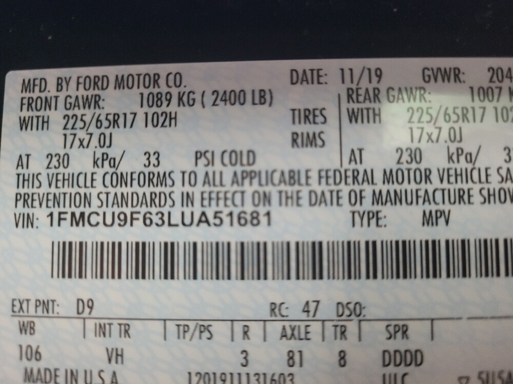 2020 Ford Escape in Memphis, TN 38115 - 18084622 33