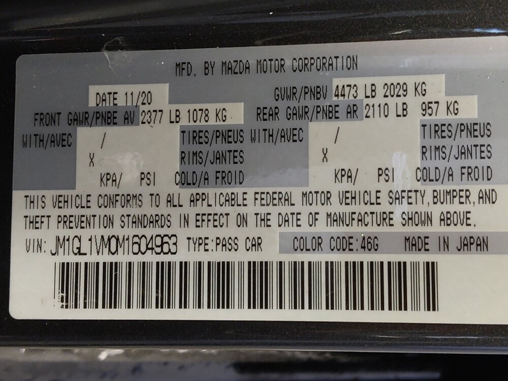 2021 MAZDA MAZDA6 in Houston, TX 77074 - 18084629 33