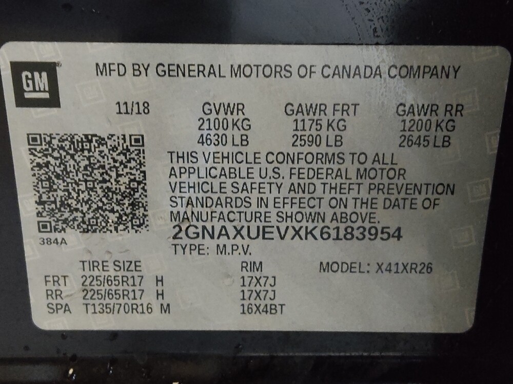 2019 Chevrolet Equinox in Live Oak, TX 78233 - 18084638 33