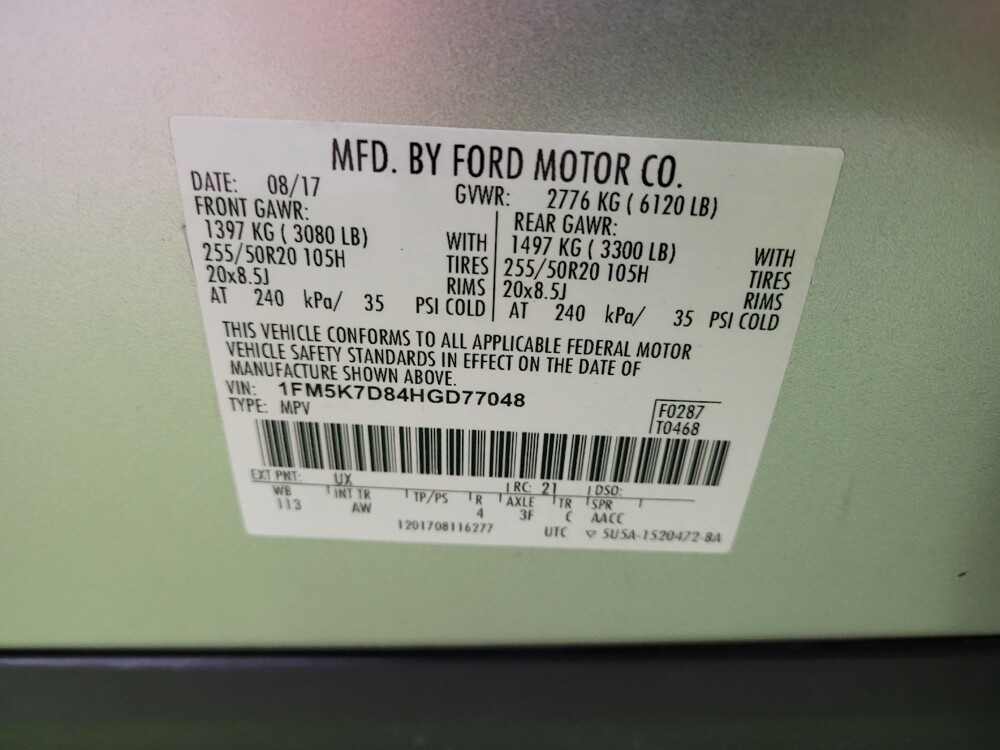 2017 Ford Explorer in Fairfield, OH 45014 - 18084652 33