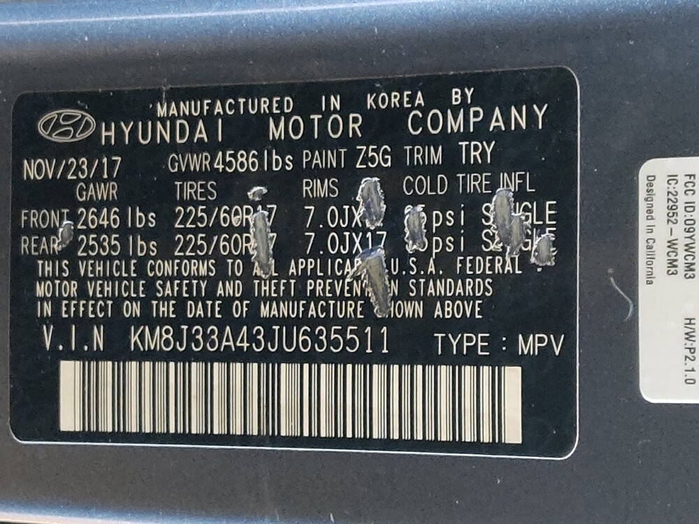 2018 Hyundai Tucson in Ocala, FL 34471 - 18084698 33