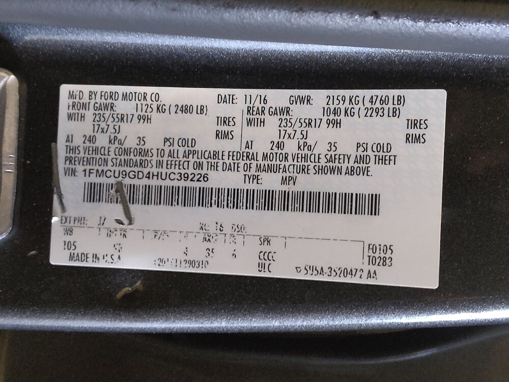 2017 Ford Escape in Duluth, GA 30096 - 18084749 33