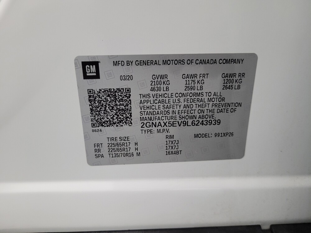 2020 Chevrolet Equinox in Las Vegas, NV 89102 - 18084750 33