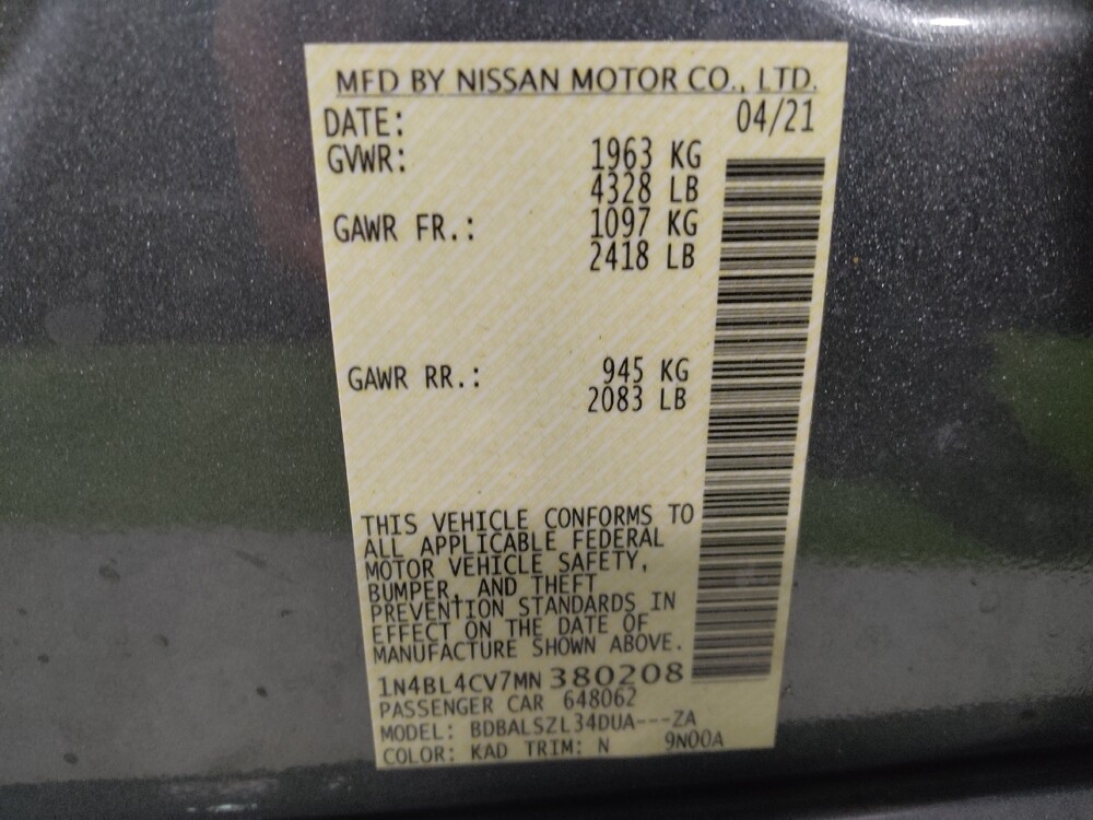 2021 Nissan Altima in Stone Mountain, GA 30083 - 18084754 33