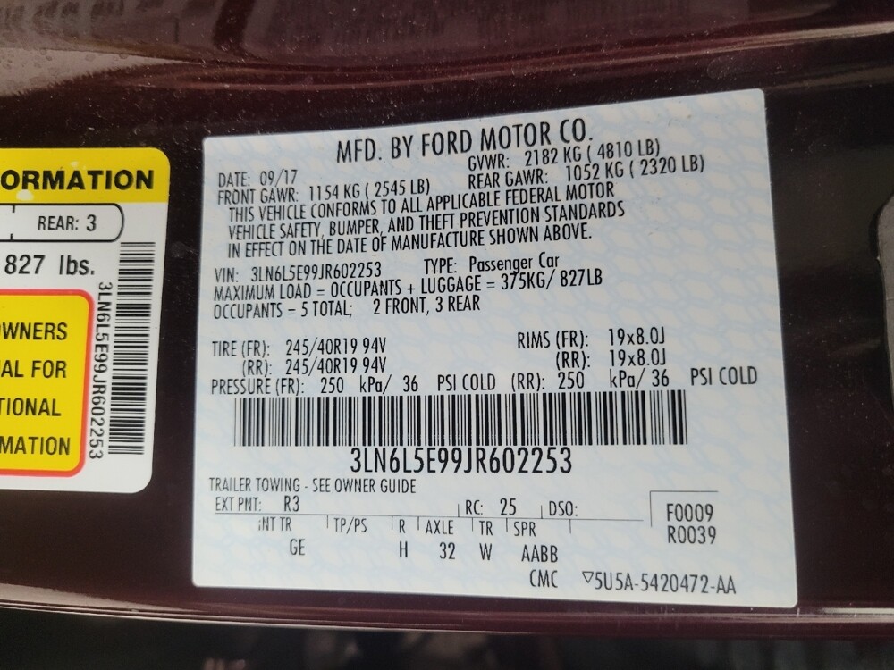 2018 Lincoln MKZ in Stone Mountain, GA 30083 - 18084828 33