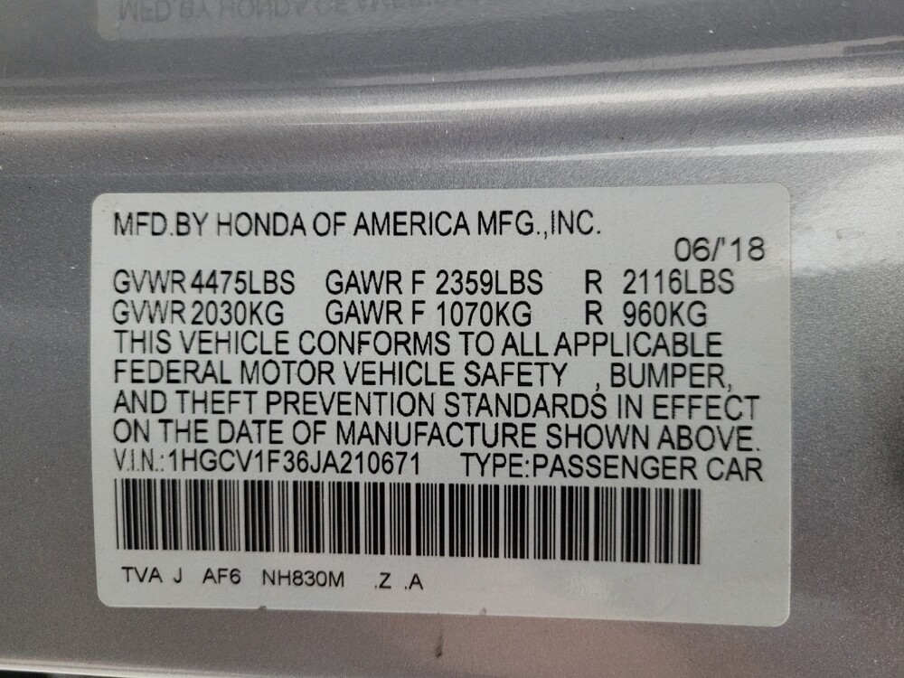 2018 Honda Accord in Albuquerque, NM 87113 - 18084838 33