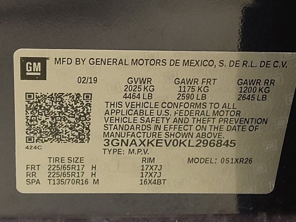 2019 Chevrolet Equinox in Tulsa, OK 74145 - 18084855 33