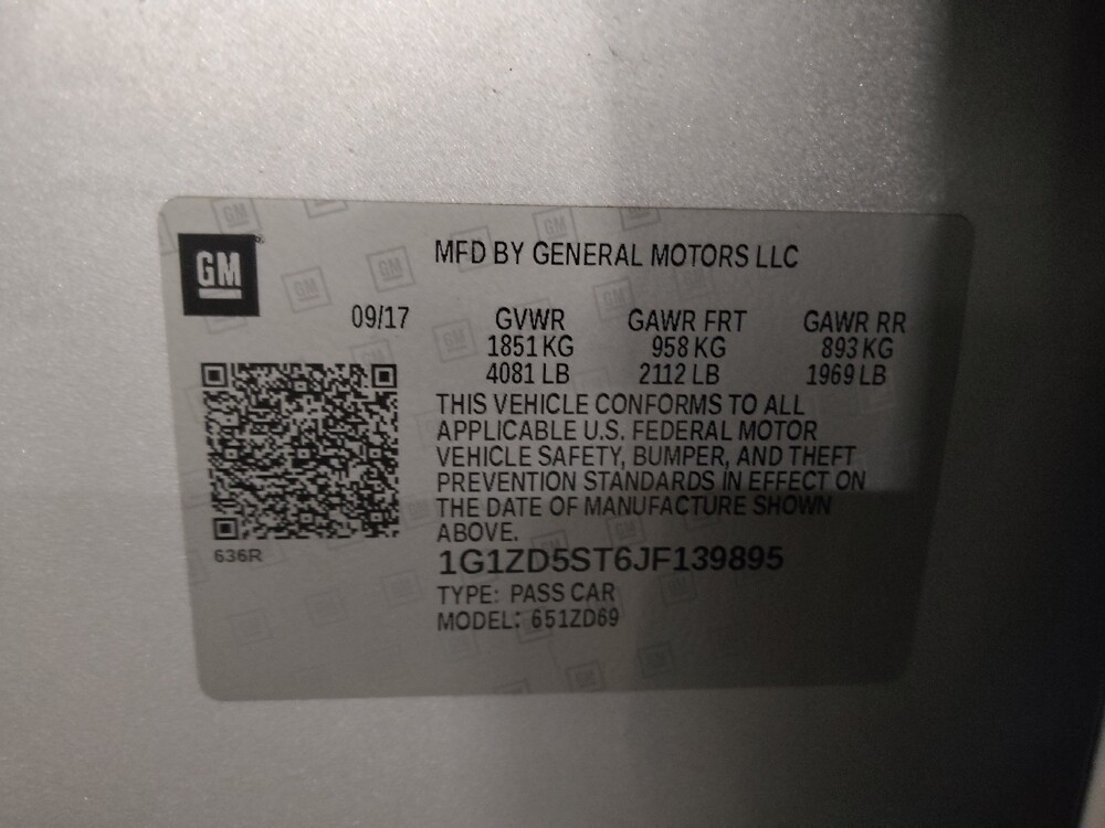 2018 Chevrolet Malibu in Round Rock, TX 78664 - 18084860 33