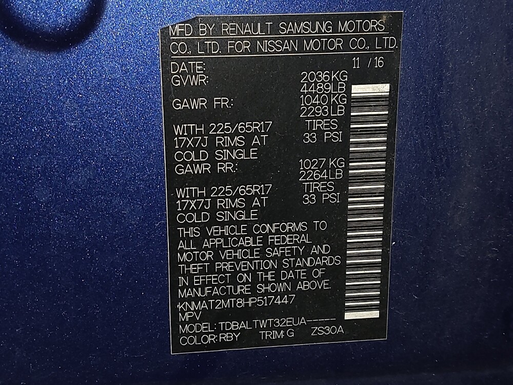 2017 Nissan Rogue in West Palm Beach, FL 33409 - 18084903 33