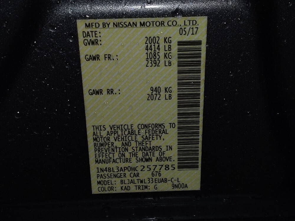 2017 Nissan Altima in West Palm Beach, FL 33409 - 18084906 33