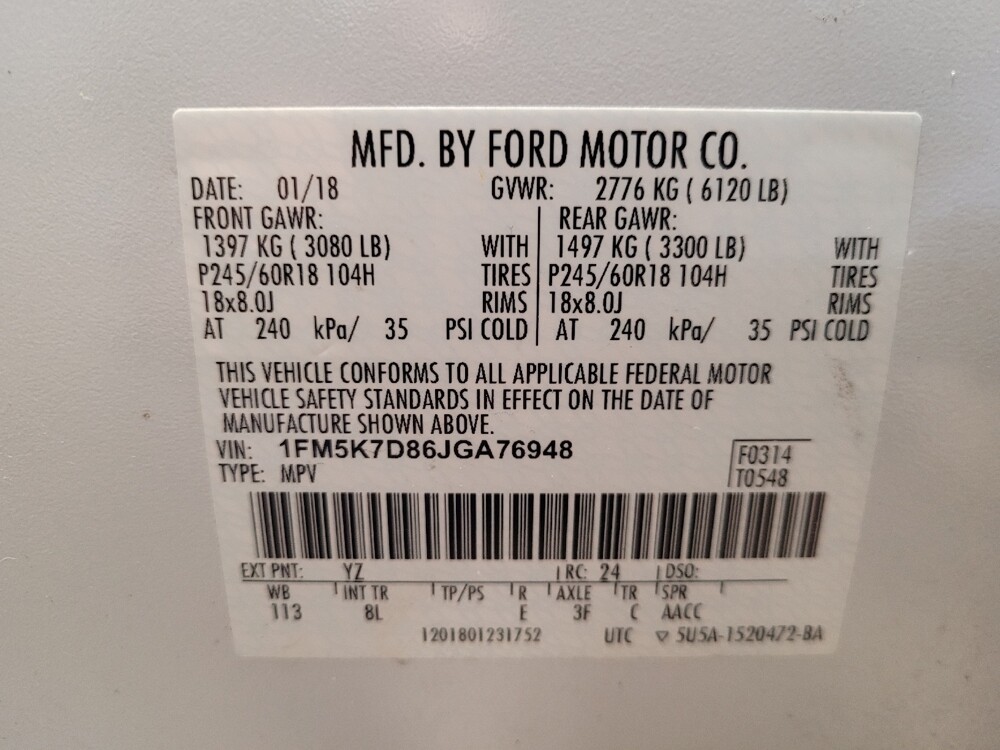 2018 Ford Explorer in West Palm Beach, FL 33409 - 18084915 33