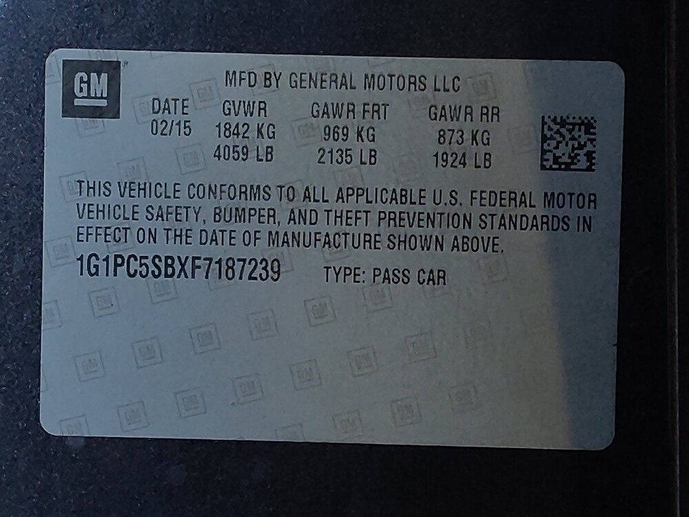 2015 Chevrolet Cruze in West Palm Beach, FL 33409 - 18084917 33