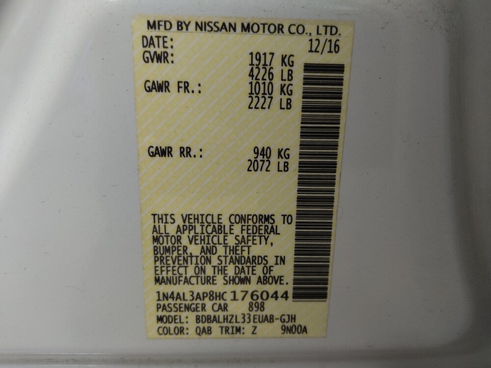 2017 Nissan Altima in Greenville, SC 29607 - 18084948 33