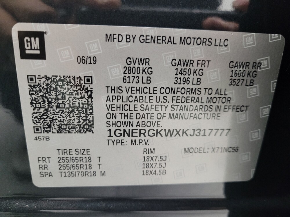 2019 Chevrolet Traverse in Madison, TN 37115 - 18084962 33