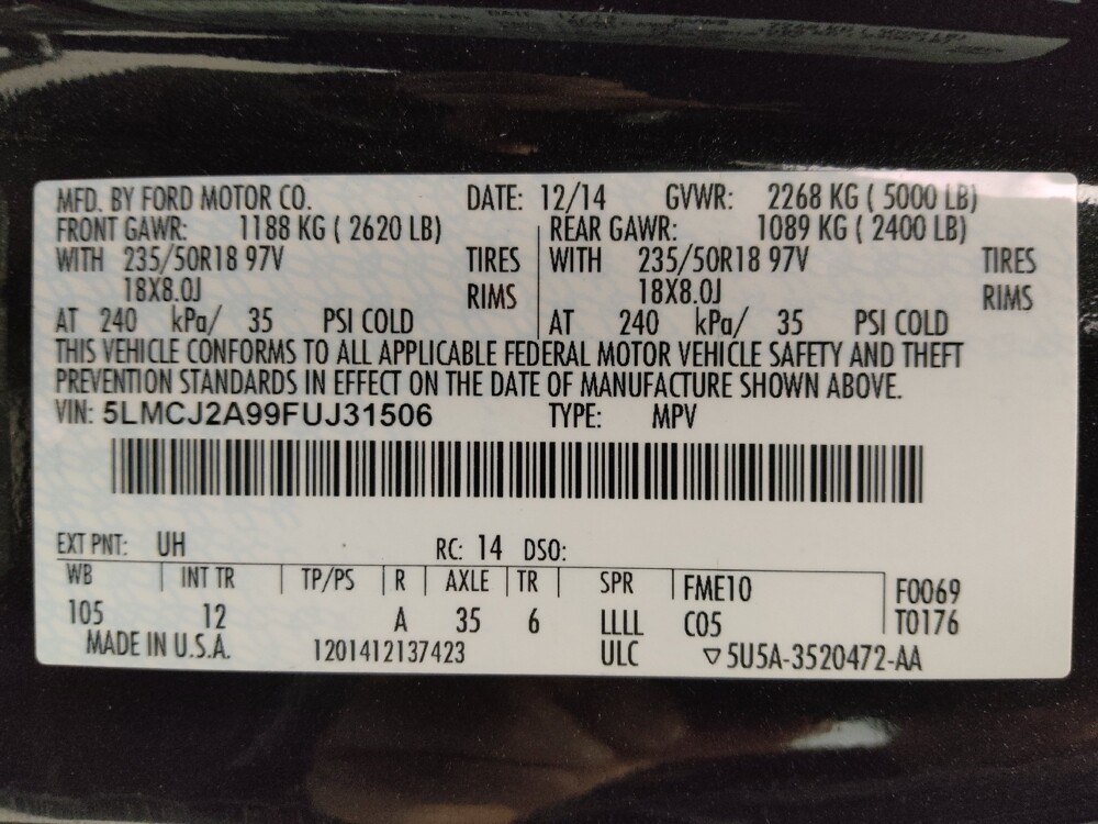 2015 Lincoln MKC in Houston, TX 77060 - 18084966 33