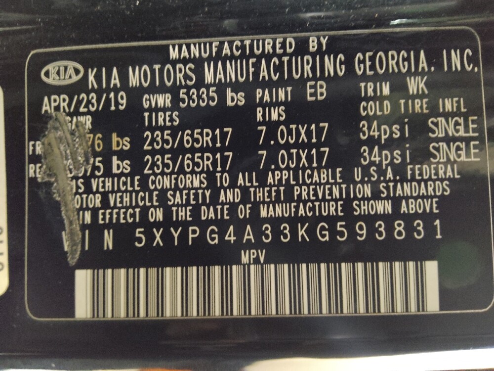 2019 Kia Sorento in Athens, GA 30606 - 18085023 33