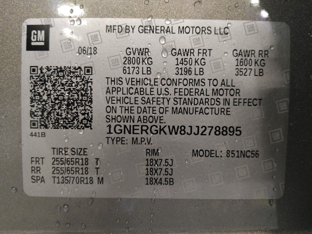 2018 Chevrolet Traverse in Tampa, FL 33612 - 18085055 33