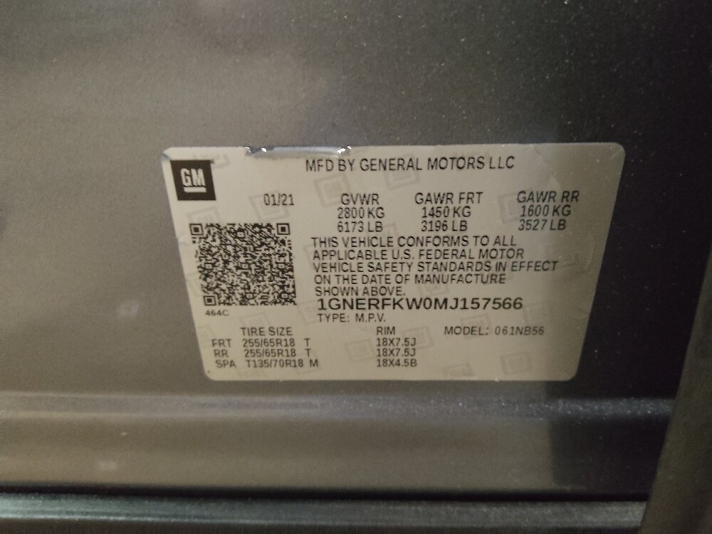 2021 Chevrolet Traverse in Glen Burnie, MD 21061 - 18085062 33