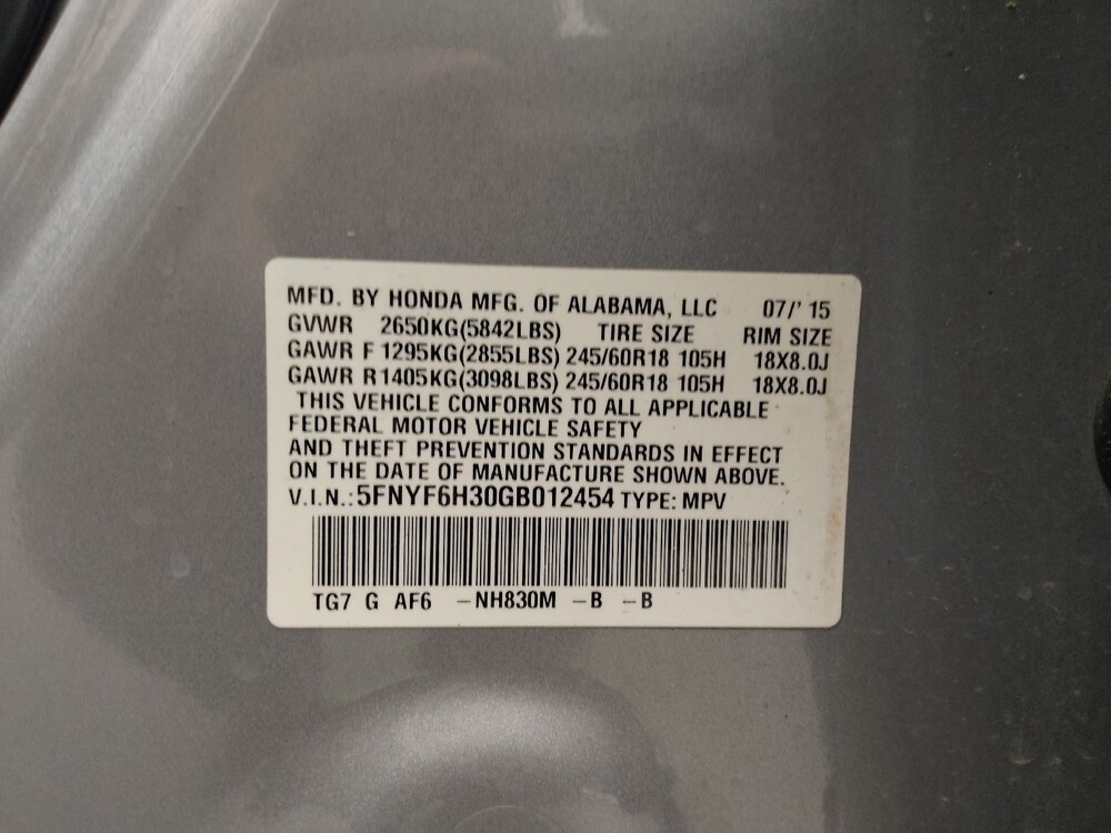 2016 Honda Pilot in Taylor, MI 48180 - 18085106 33