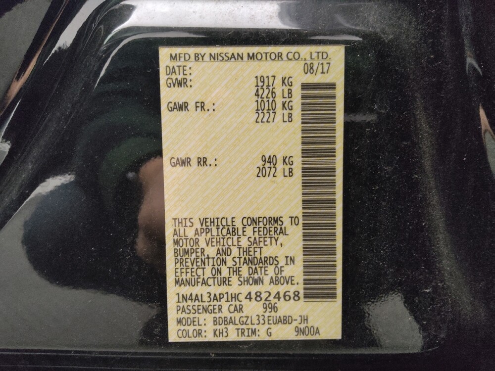 2017 Nissan Altima in Ft Wayne, IN 46805 - 18085107 33