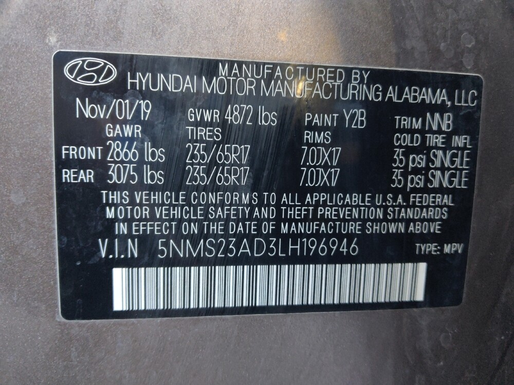 2020 Hyundai Santa Fe in Houston, TX 77060 - 18085156 33