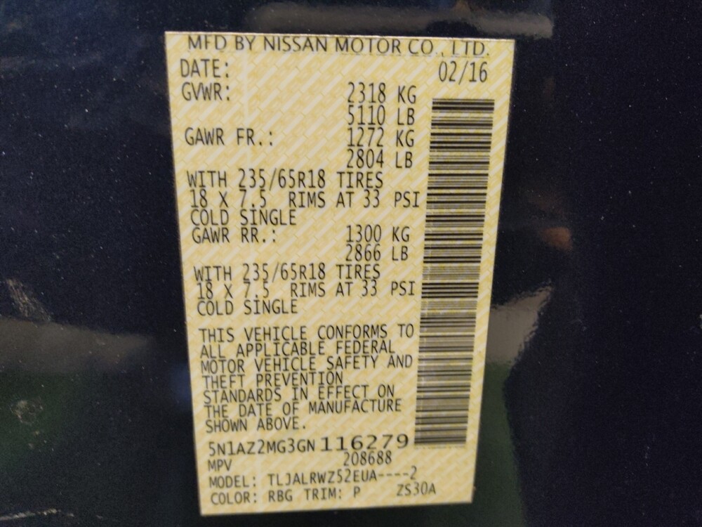 2016 Nissan Murano in Mesa, AZ 85210 - 18085236 33