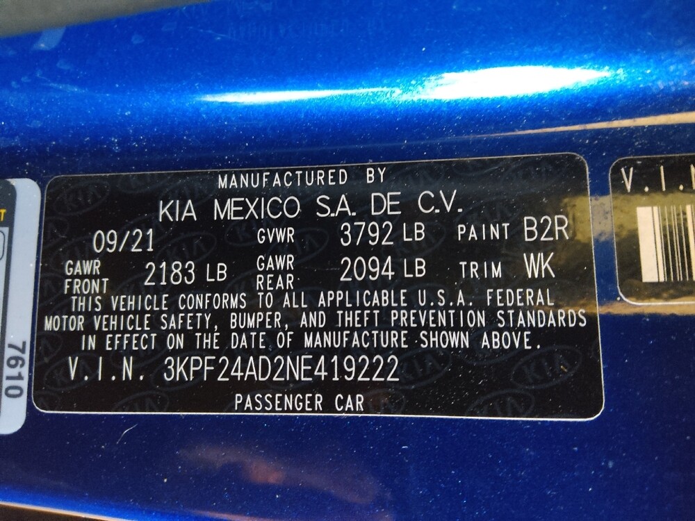 2022 Kia Forte in Charleston, SC 29414 - 18085237 33