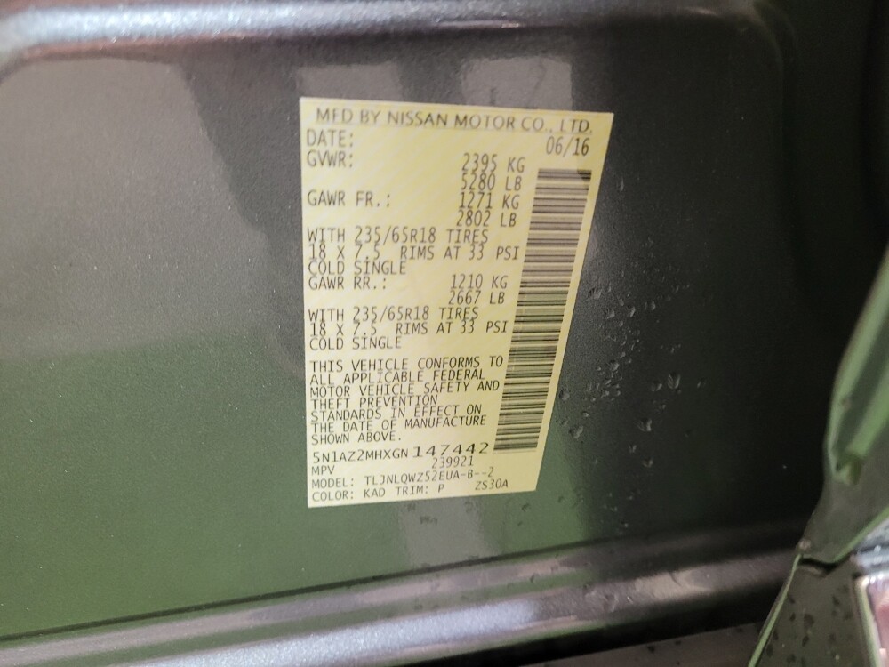 2016 Nissan Murano in Fairfield, OH 45014 - 18085259 33