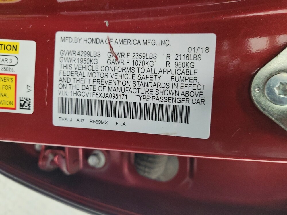 2018 Honda Accord in Las Vegas, NV 89102 - 18085273 33