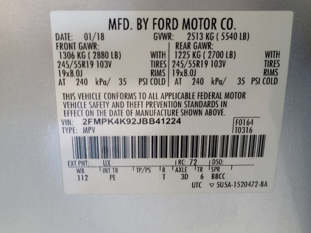 2018 Ford Edge in Pensacola, FL 32505 - 18085276 33