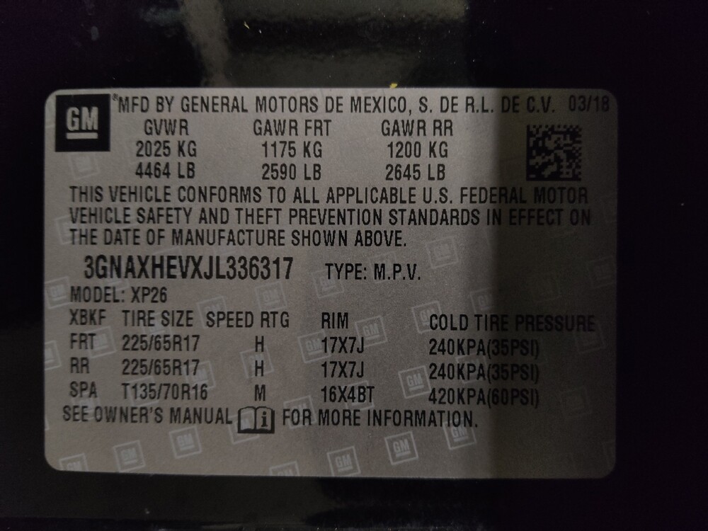 2018 Chevrolet Equinox in West Palm Beach, FL 33409 - 18085279 33