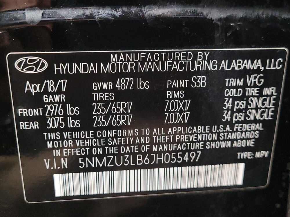 2018 Hyundai Santa Fe in West Palm Beach, FL 33409 - 18085280 33