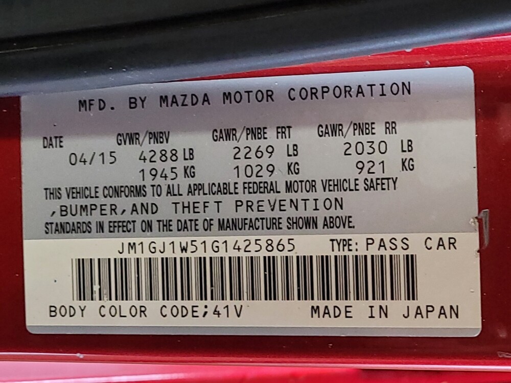 2016 Mazda MAZDA6 in Pensacola, FL 32505 - 18085290 33