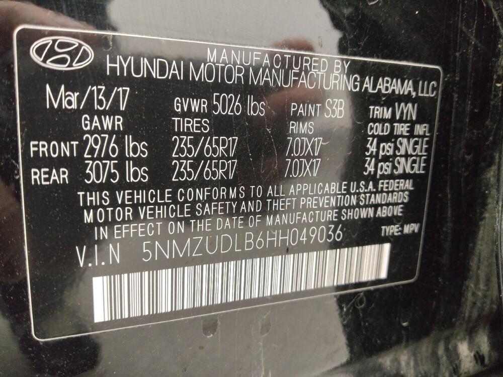 2017 Hyundai Santa Fe in Lakewood, CO 80215 - 18085324 33