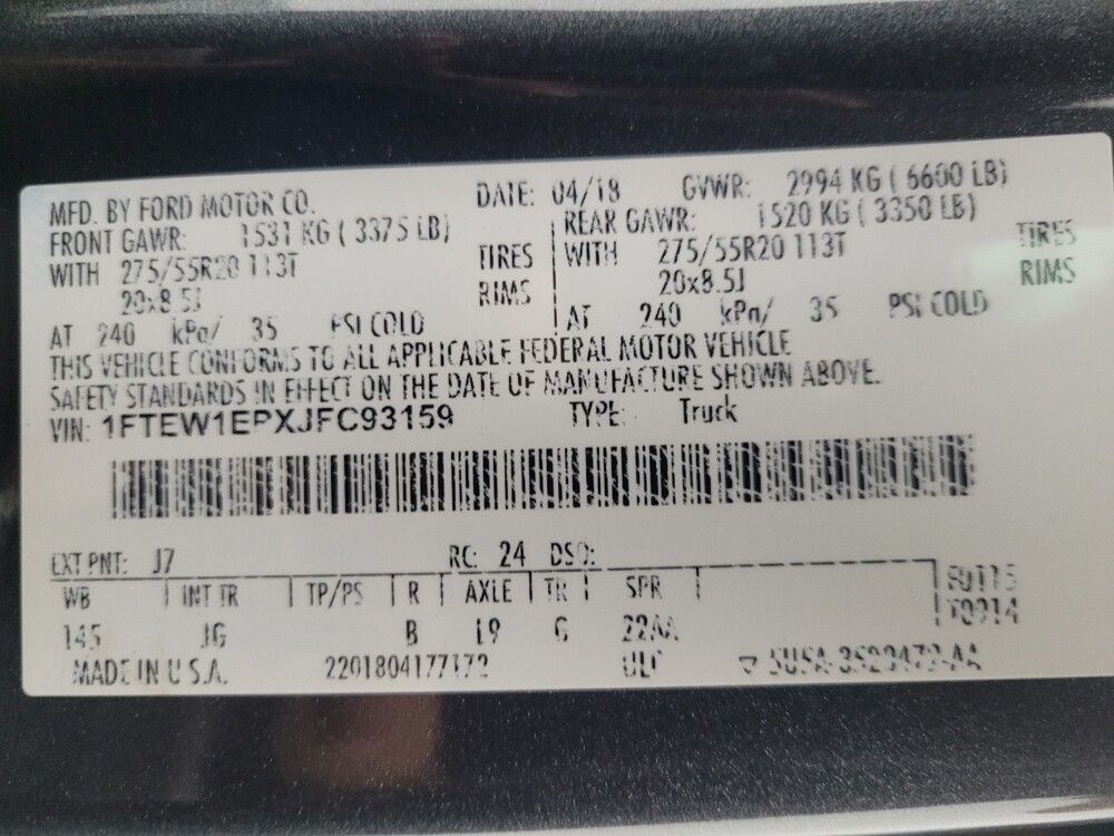 2018 Ford F150 in Madison, TN 37115 - 18085326 33