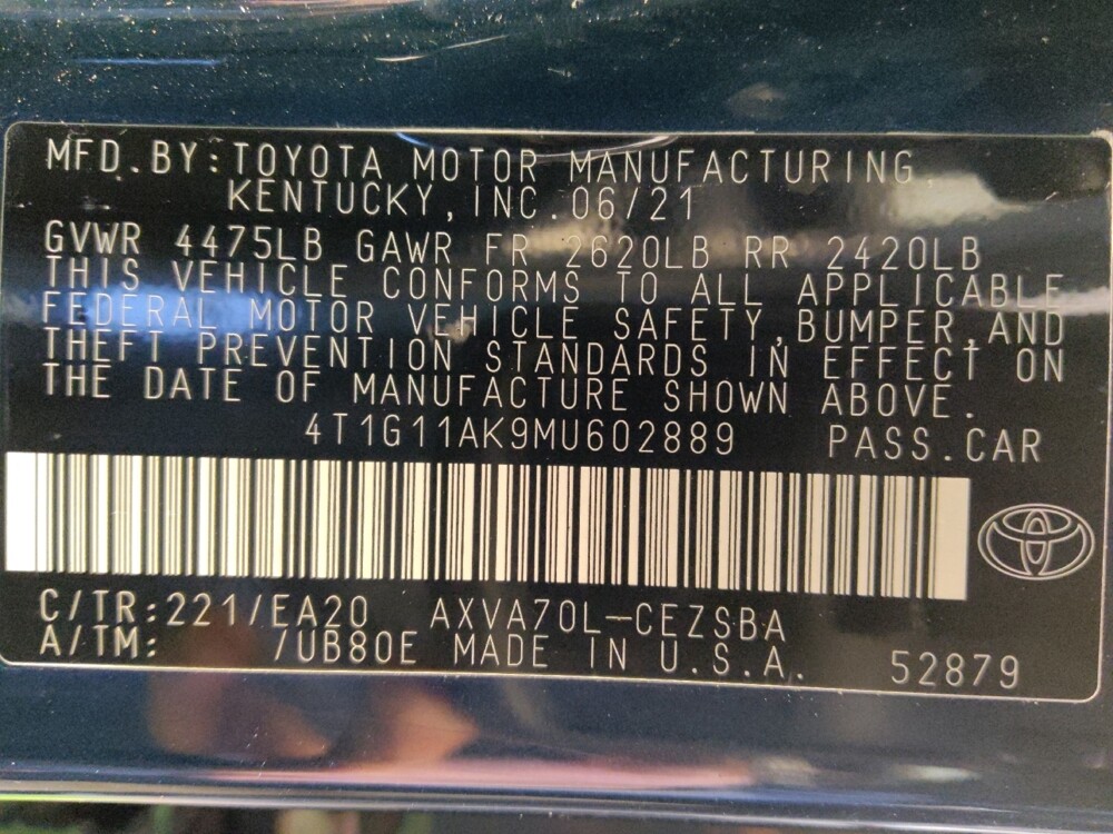 2021 Toyota Camry in Houston, TX 77074 - 18085341 33