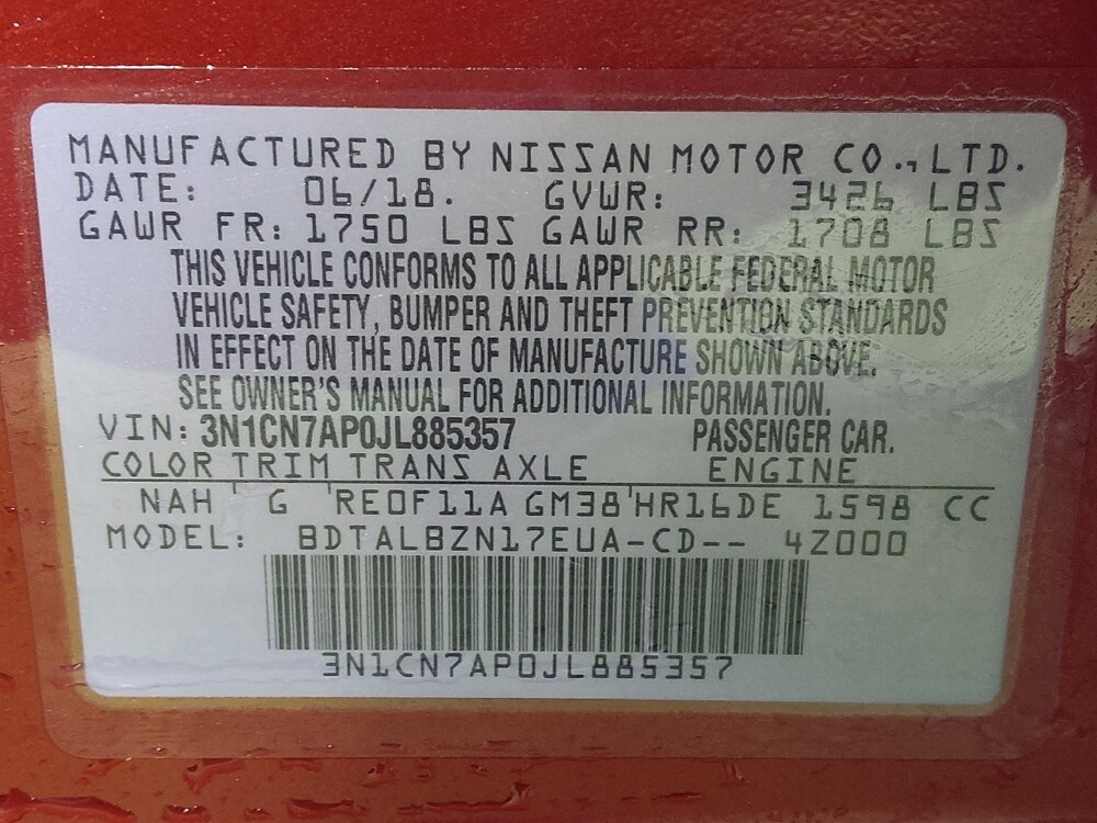 2018 Nissan Versa in Houston, TX 77034 - 18085347 33