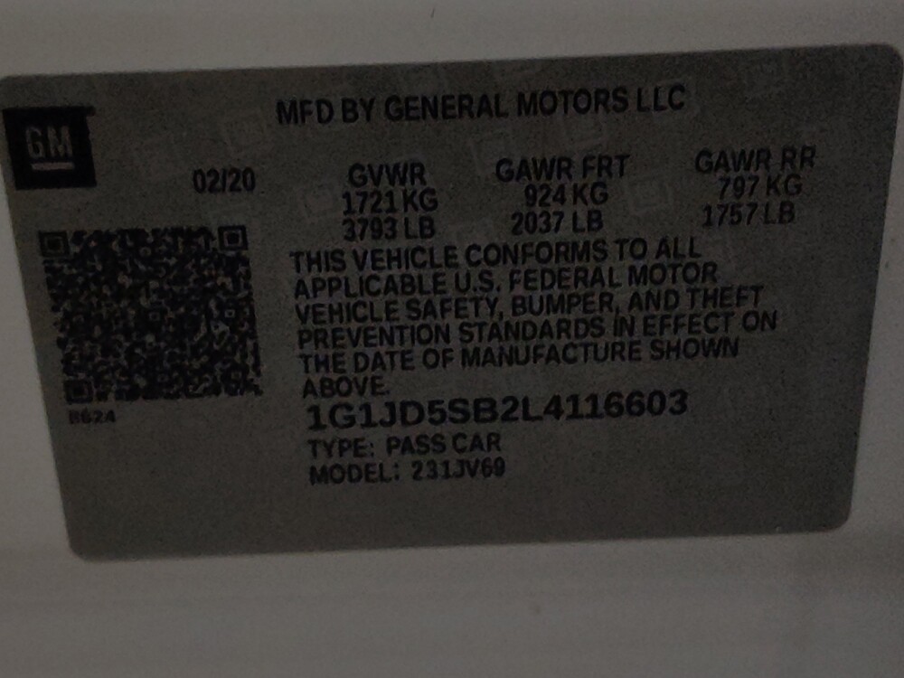 2020 Chevrolet Sonic in Greenville, NC 27834 - 18085349 33