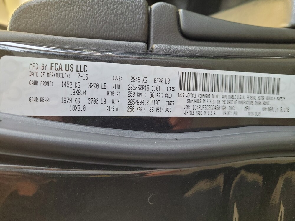 2016 Jeep Grand Cherokee in Fairfield, OH 45014 - 18085357 33