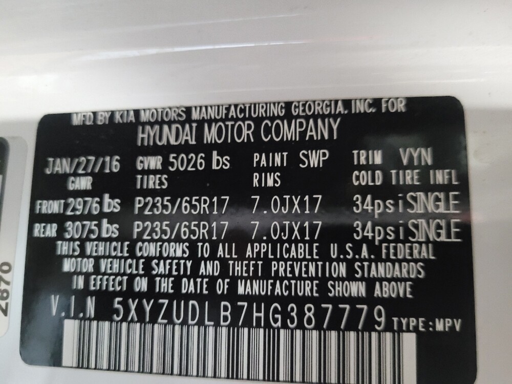 2017 Hyundai Santa Fe in Plymouth Meeting, PA 19462 - 18085367 33